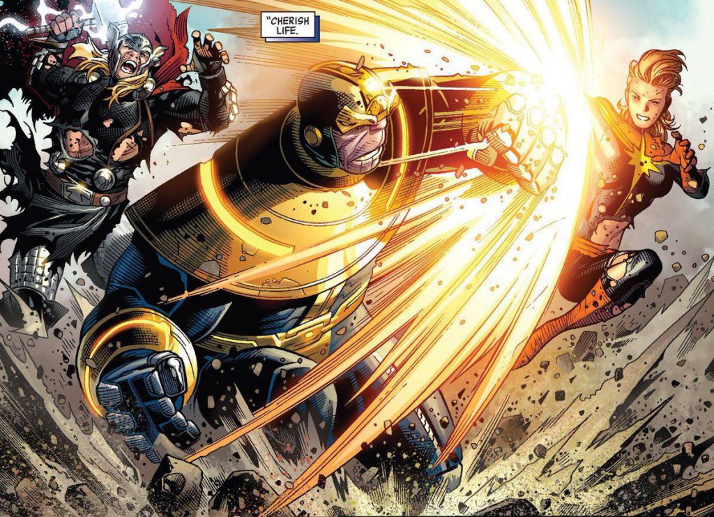 Captain Marvel vs. Thanos